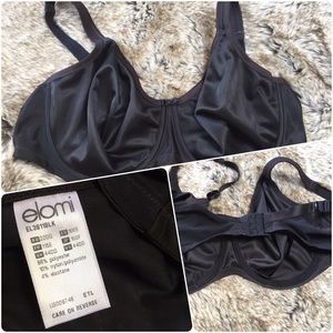 Elomi bra 44DD black